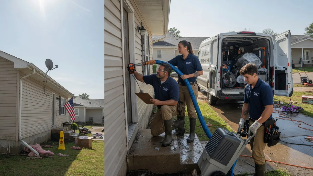 Ceiling Water Damage Restoration in Postville, IA near me